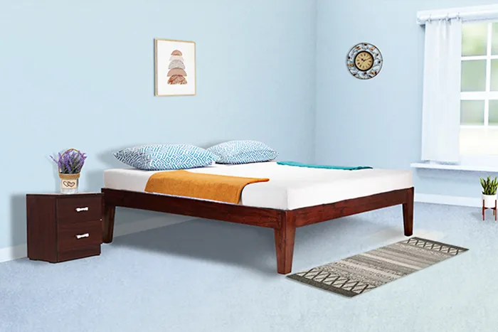 TR Teak Sleep Easy Queen Bed Non Storage